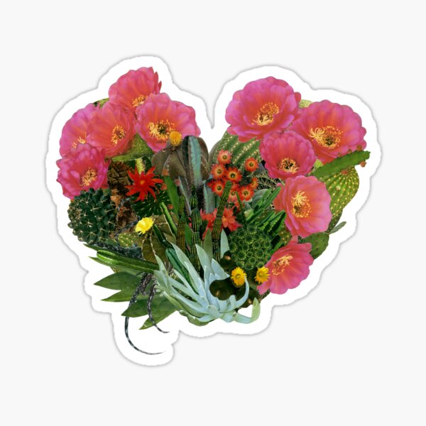 Heart (Cactus) Sticker