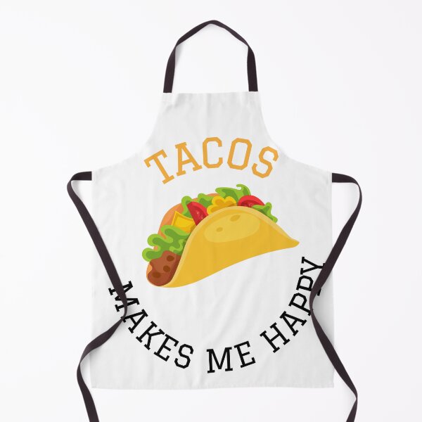 Item preview, tacos makes me happy designed and sold by StylishhCat.