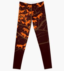 Blazing Fox Tree Leggings
