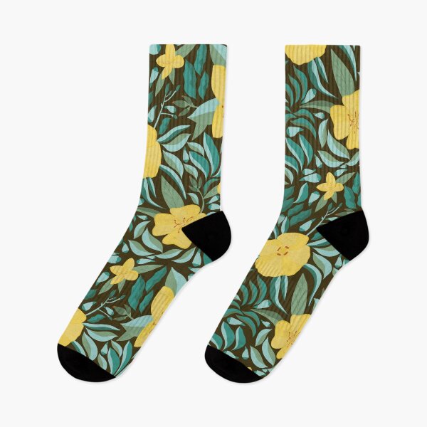 Item preview, California Sun Cup Botanical Pattern designed and sold by WalkSimplyArt.