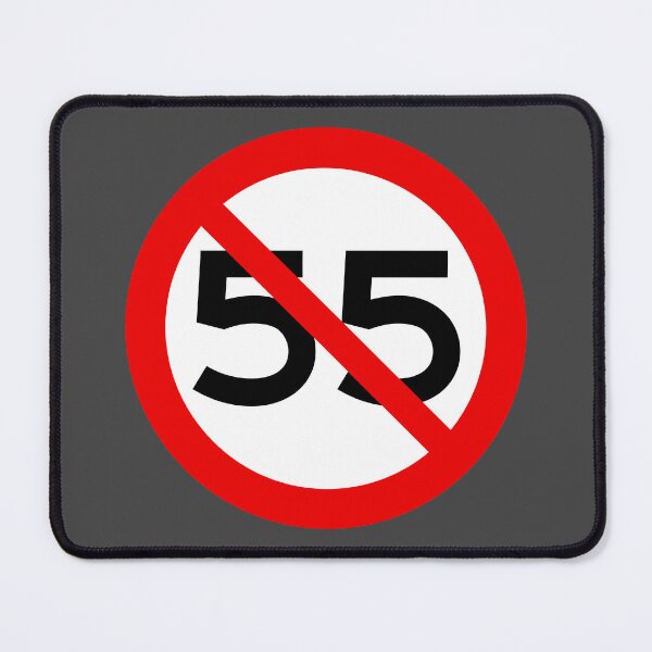 Item preview, NO 55 mph Speed Limit designed and sold by CoolCarVideos.