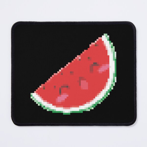 Item preview, Cute pixel art watermelon designed and sold by PrintsyGal.