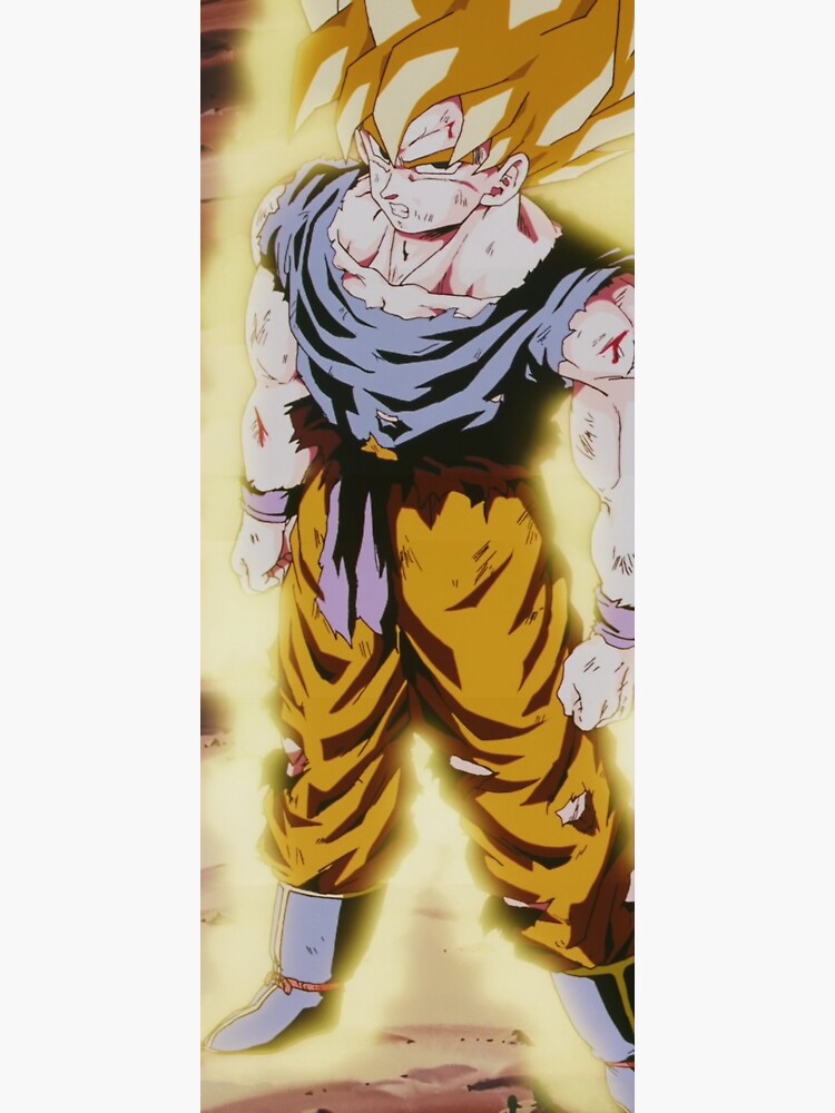 Goku Ssj First Time Dbz Sticker For Sale By Zvonbal Redbubble