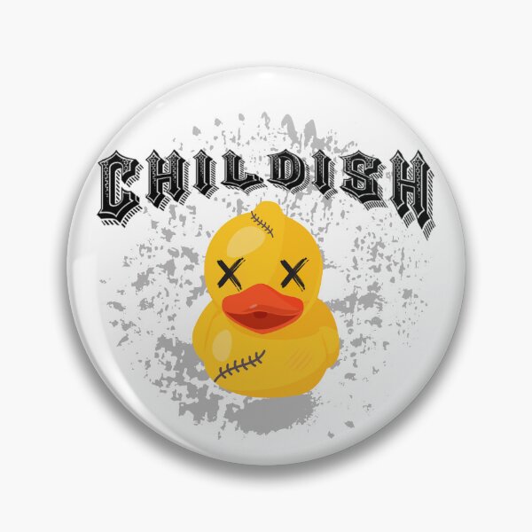 Item preview, CHILDISH Dead Rubber Duck (Black) designed and sold by Anxatzi.