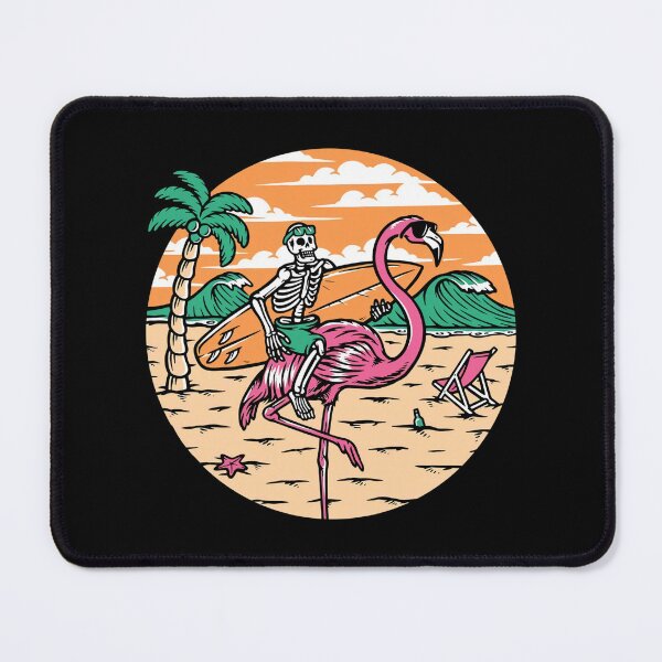 Item preview, Flamingo And Skull designed and sold by Reginaldberman.