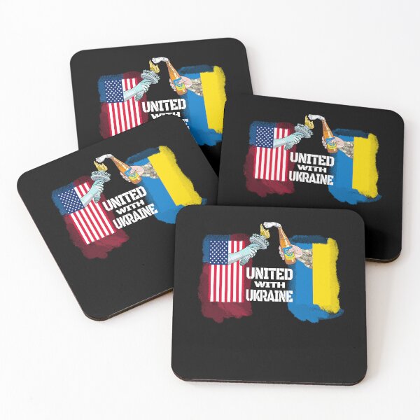 Item preview, America United With Ukraine Ukrainian US Flag Symbol designed and sold by Aide.