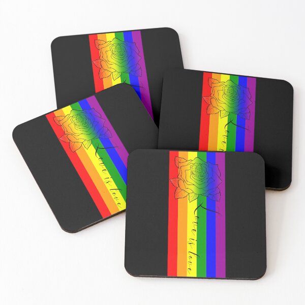 Item preview, Love is love flower  pride colours design  designed and sold by TipTopTapo.