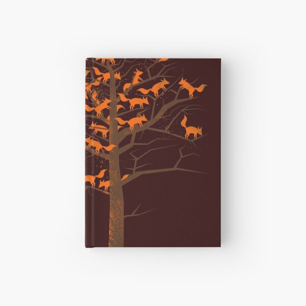 Blazing Fox Tree Hardcover Journal