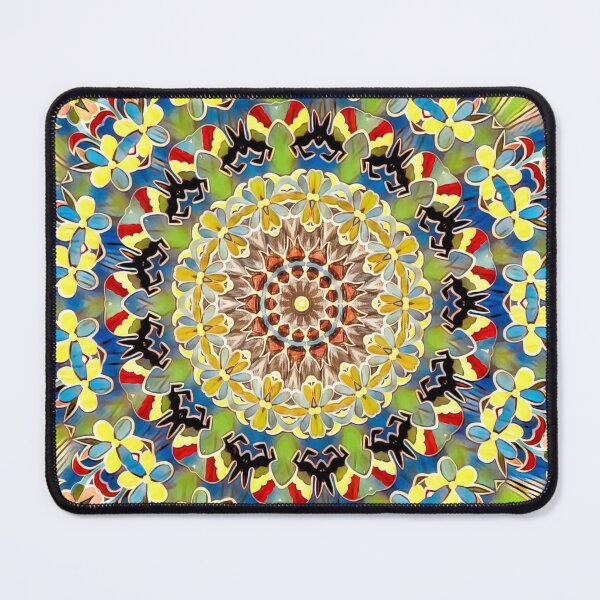 Item preview, Emerald Green Psychedelic Mandala designed and sold by MediaArtbyMara.