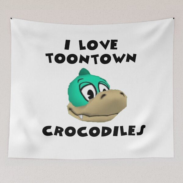 Item preview, I Love Toontown Crocodiles designed and sold by TooningAround.