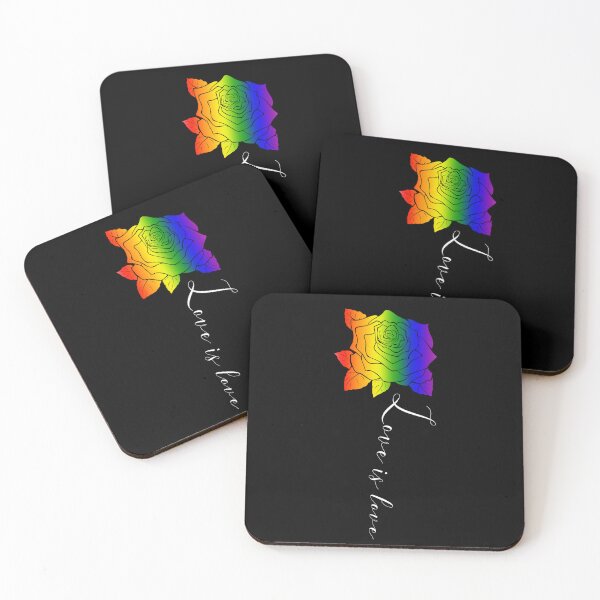 Item preview, Love is love flower  pride colours design  designed and sold by TipTopTapo.