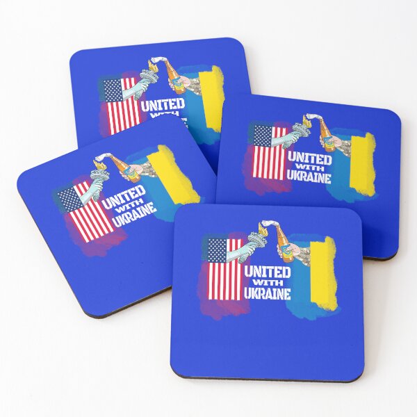 Item preview, America United With Ukraine Ukrainian US Flag Symbol designed and sold by Aide.