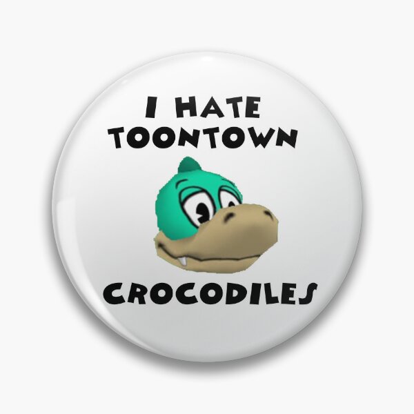 Item preview, I Hate Toontown Crocodiles designed and sold by TooningAround.