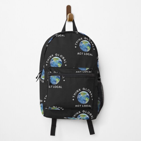 Item preview, THINK GLOBAL ~ ACT LOCAL : Environmental Mantra from the 70's designed and sold by bayberrygal.