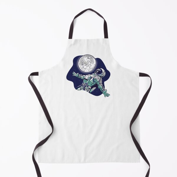 Item preview, Astronaut with moon planet in space designed and sold by JanooFactory.