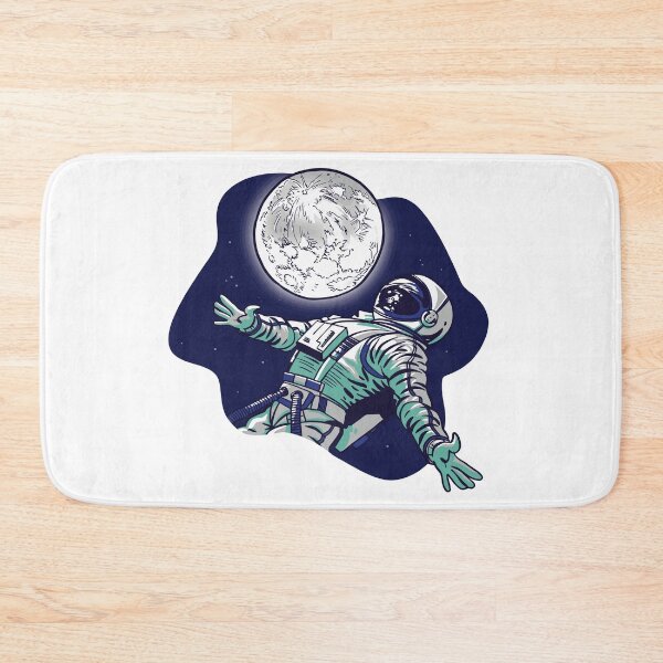 Item preview, Astronaut with moon planet in space designed and sold by JanooFactory.