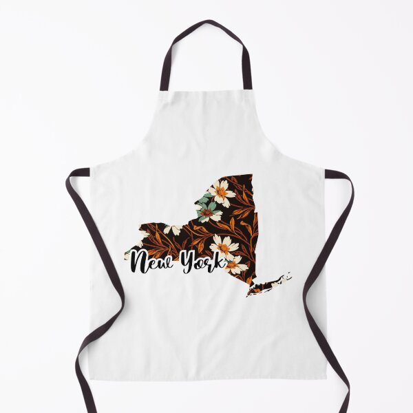Item preview, Floral Map of USA States New York - Map of New York designed and sold by AmethystMurad.