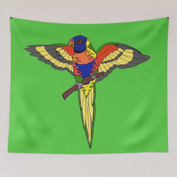 Item preview, Rainbow Lorikeet designed and sold by nolessjess.