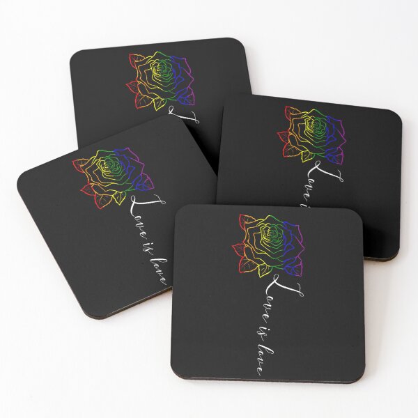 Item preview, Love is love flower black rose pride design  designed and sold by TipTopTapo.