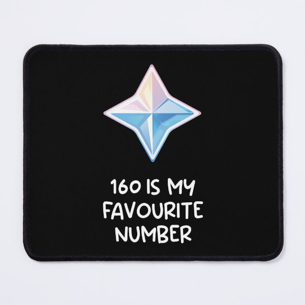 Item preview, 160 (primogems) is my favourite number from Genshin Impact designed and sold by EryaMoon.