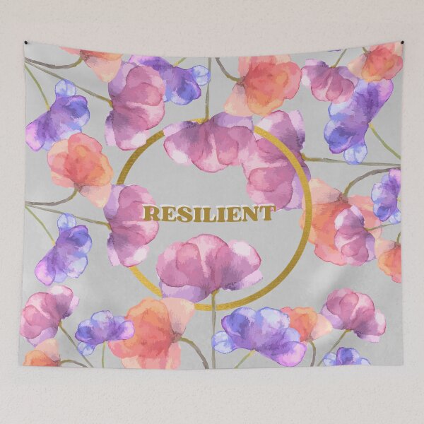Item preview, Resilient with flowers  designed and sold by Weather gifts .