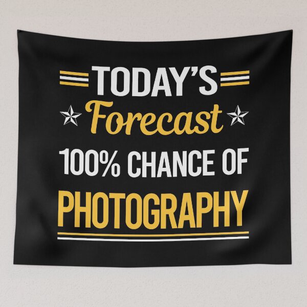 Item preview, Funny Today's Forecast Photography Photographer Camera designed and sold by TroyaBrewer.