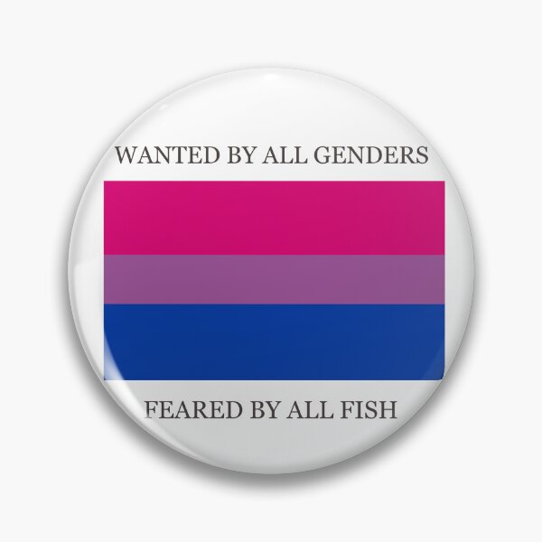 Item preview, Wanted by All Genders, Feared by All Fish designed and sold by vblue-art.