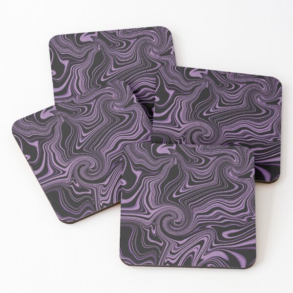 Item preview, Lilac Glitter & Black Marble designed and sold by Lucky-Town-Art.