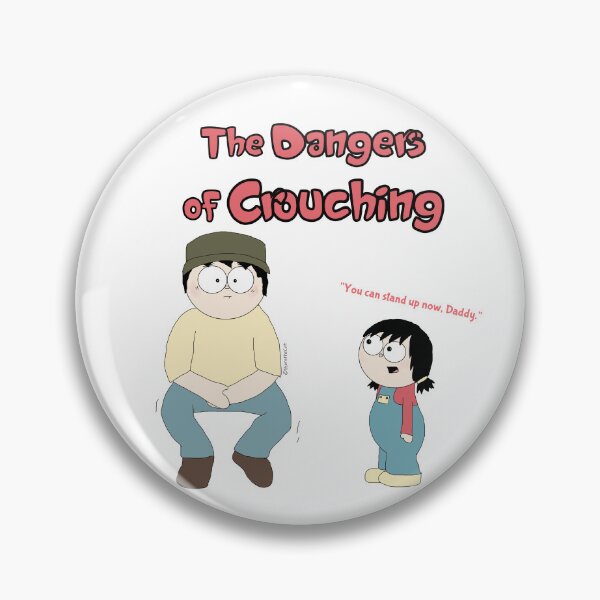 Item preview, The Dangers of Crouching designed and sold by arlindixon.
