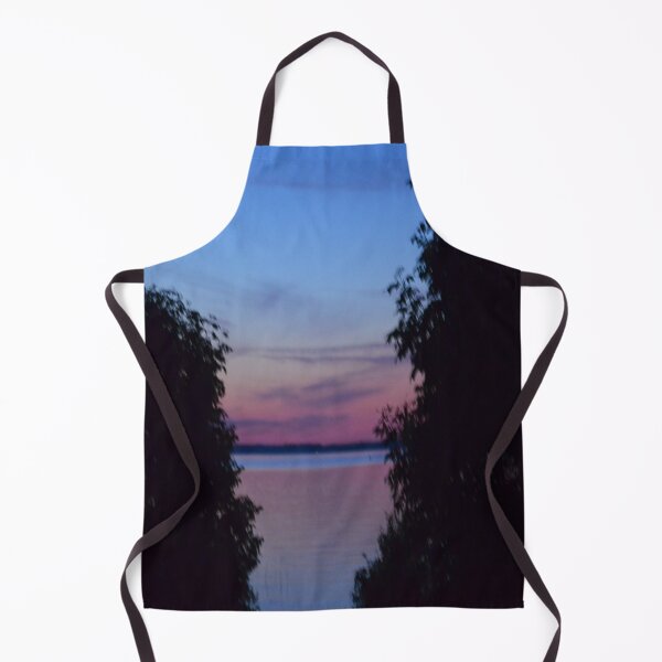 Item preview, Sunset and lake between two trees designed and sold by enchantedvibes.