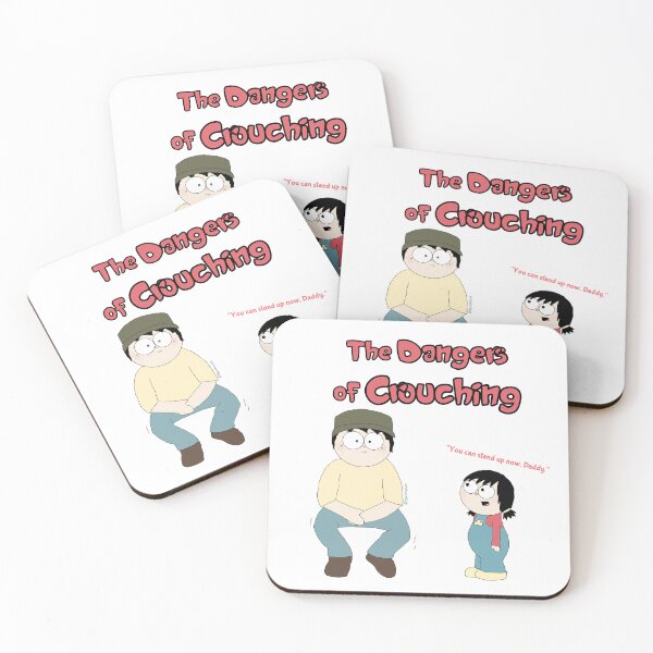 Item preview, The Dangers of Crouching designed and sold by arlindixon.