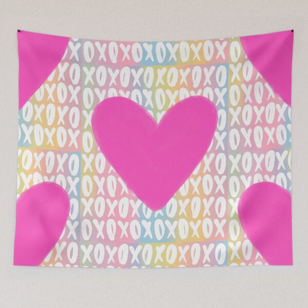 Item preview, Preppy rainbow xoxo heart designed and sold by mollsdesignss.
