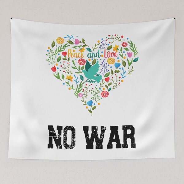 Item preview, Peace And Love No War - Antiwar designed and sold by xmjajd.