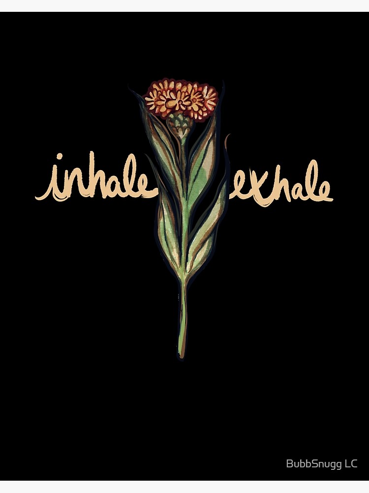 Inhale Exhale Wall Art. Inhale Exhale Print for Pilates 