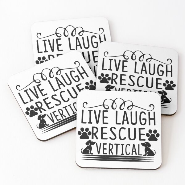 Item preview, Live laugh rescue vertical dog designed and sold by anttss.