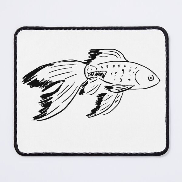 Item preview, Last Fish Mouse Pad designed and sold by MICKSPIKS.