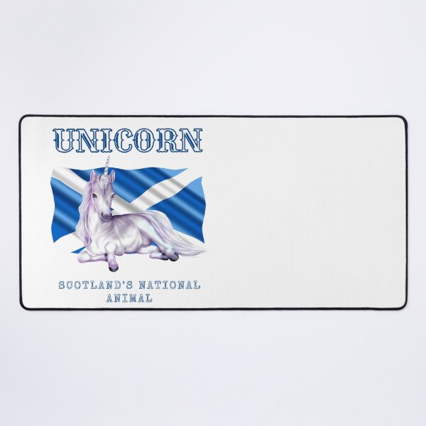 Item preview, Unicorn Scotlands National Animal w/ Scottish Flag designed and sold by bayberrygal.
