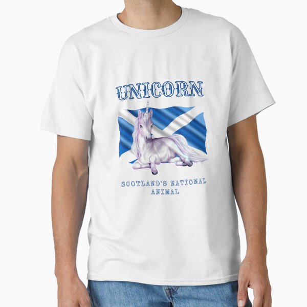 Item preview, Unicorn Scotlands National Animal w/ Scottish Flag designed and sold by bayberrygal.