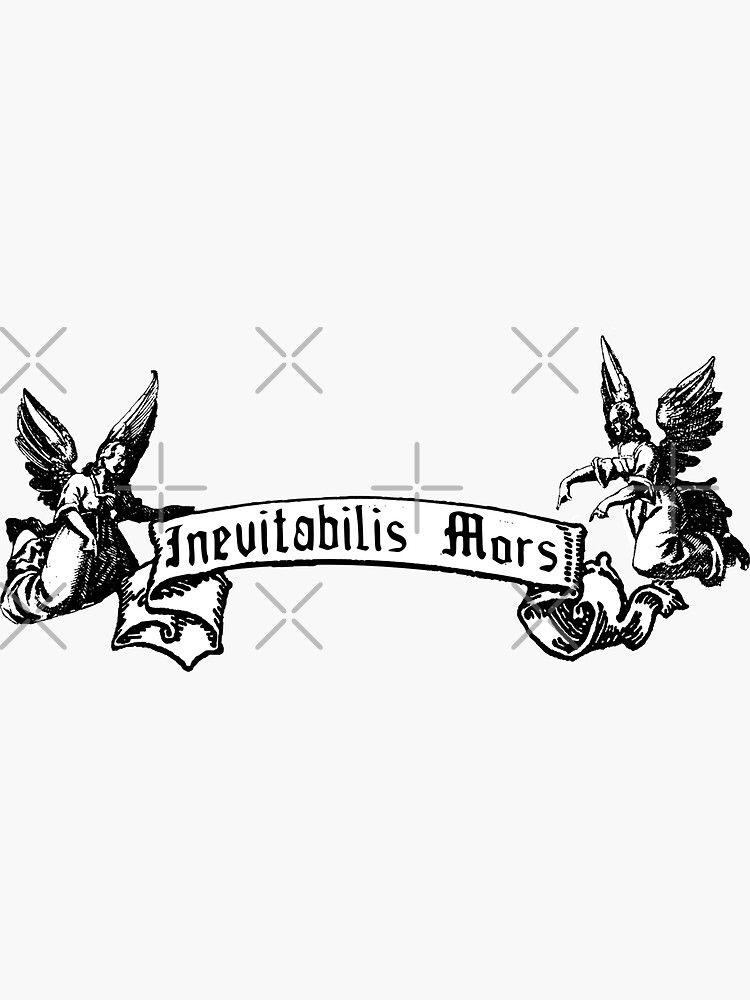 inevitable-death-latin-words-original-illustration-sticker-for