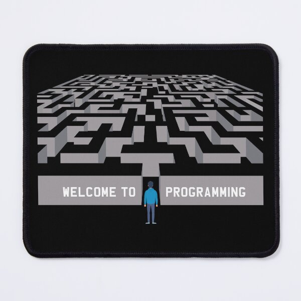 Item preview, Welcome to programming - A glimpse into a Programmer's Life - Maze designed and sold by clubtee.