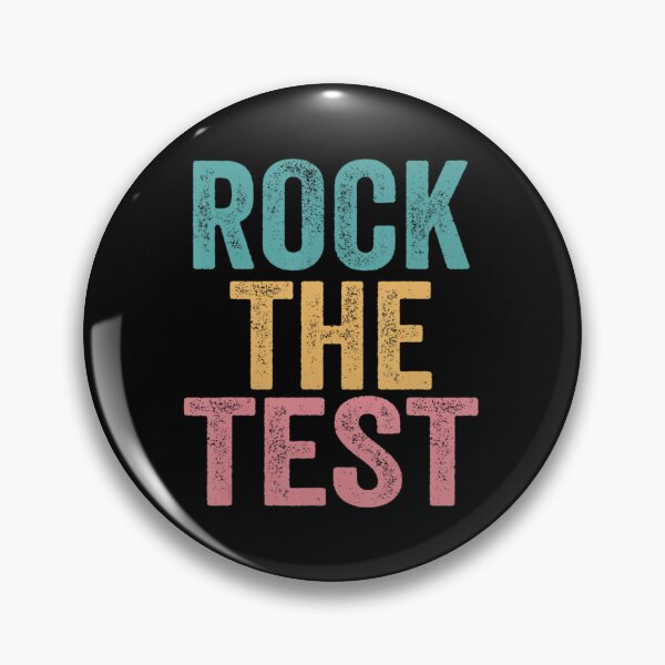 Item preview, The Test Teacher Day Rock Test Vintage Testing Day designed and sold by ScenTuaf.