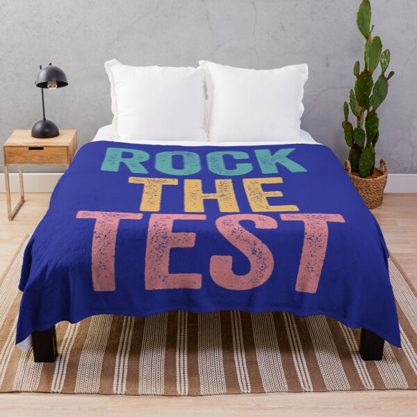 Item preview, The Test Teacher Day Rock Test Vintage Testing Day designed and sold by ScenTuaf.