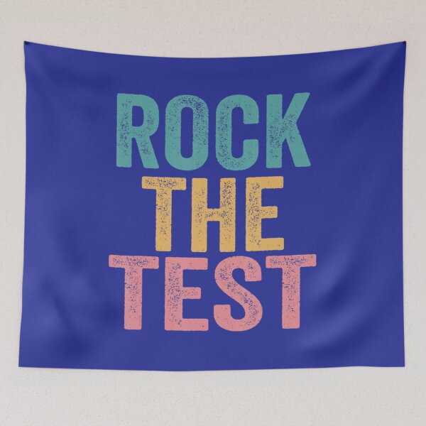 Item preview, The Test Teacher Day Rock Test Vintage Testing Day designed and sold by ScenTuaf.