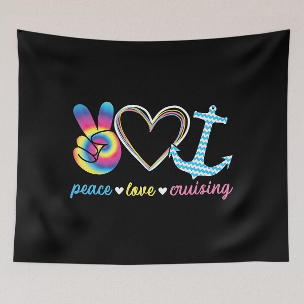 Item preview, Peace Love Cruising Ship Hippie Floating Ocean Beach designed and sold by xmjajd.