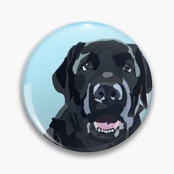 Item preview, Black Lab portrait designed and sold by sugar-snaps.