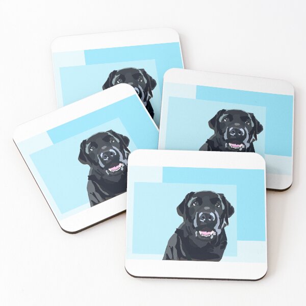 Item preview, Black Lab portrait designed and sold by sugar-snaps.