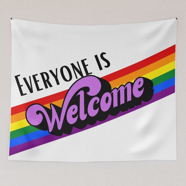 Item preview, Everyone is welcome-Pride LGBTQ designed and sold by Anxatzi.