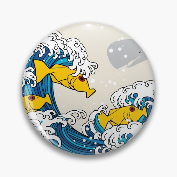 Item preview, The Great Wave of Babel Fish Hitchhikers Guide  designed and sold by iconikit.