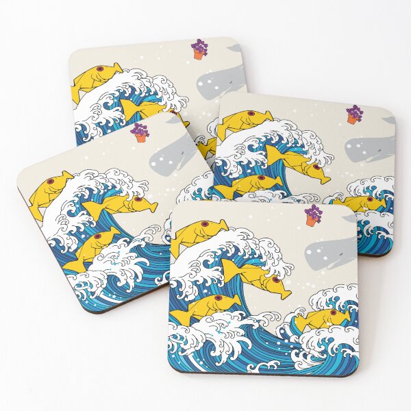 Item preview, The Great Wave of Babel Fish Hitchhikers Guide  designed and sold by iconikit.