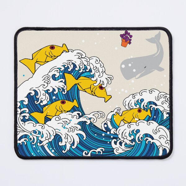 Item preview, The Great Wave of Babel Fish Hitchhikers Guide  designed and sold by iconikit.